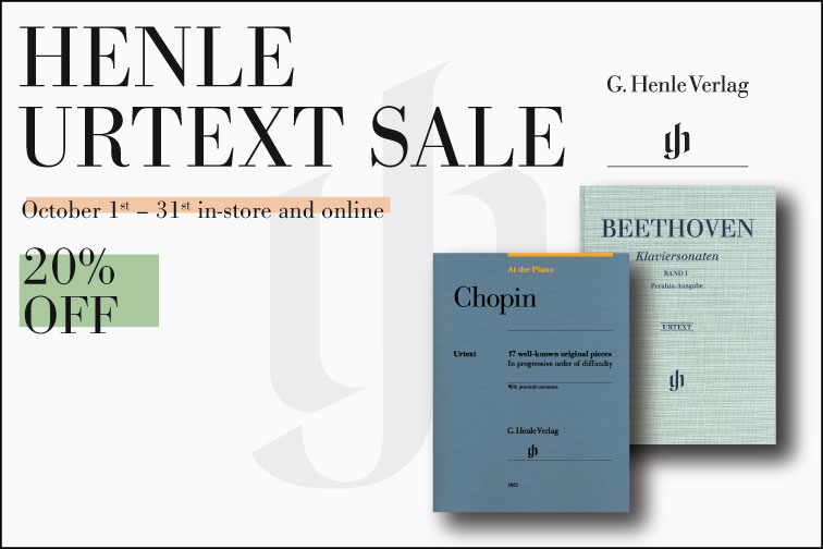 Henle Urtext Sale