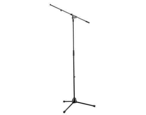 K & M Stands - Support avec perche pour microphone 210/2 - Noir
