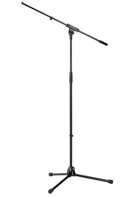 K & M Stands - Support avec perche pour micro - Noir