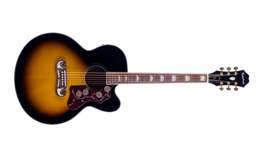 Epiphone - J-200 EC Studio Acoustic/Electric - Vintage Sunburst