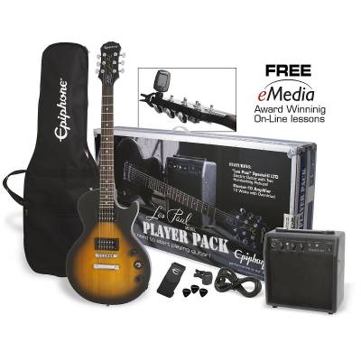 Epiphone - Ensemble Les Paul Special II pour guitariste (fini Vintage Sunburst)