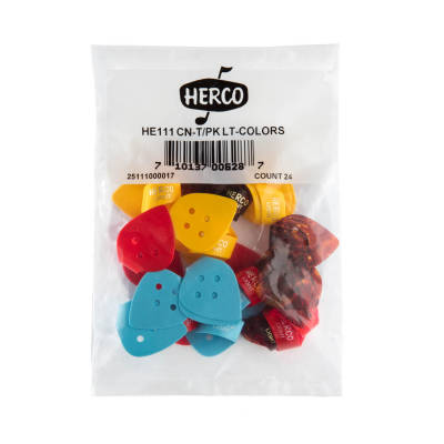 Herco - Light Flat / Thumbpick (24) - Assorted Colours